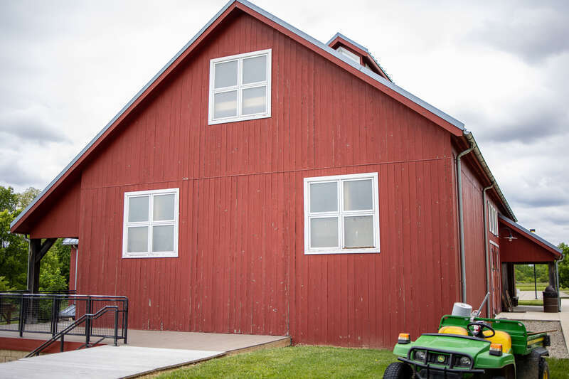 Photo taken of the Carriage Hill MetroPark Visitor Center in Huber Heights, Ohio.