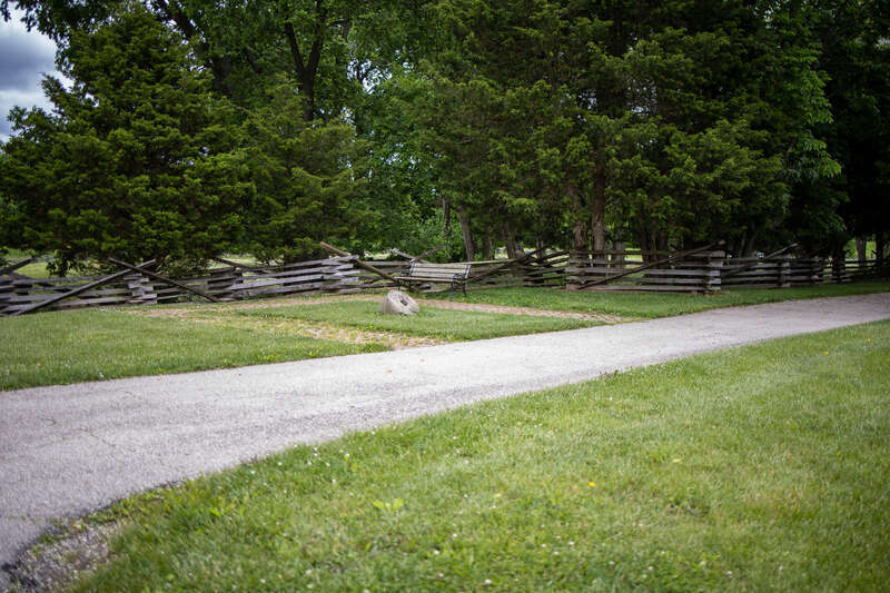 Photo taken of the Carriage Hill MetroPark Visitor Center in Huber Heights, Ohio.