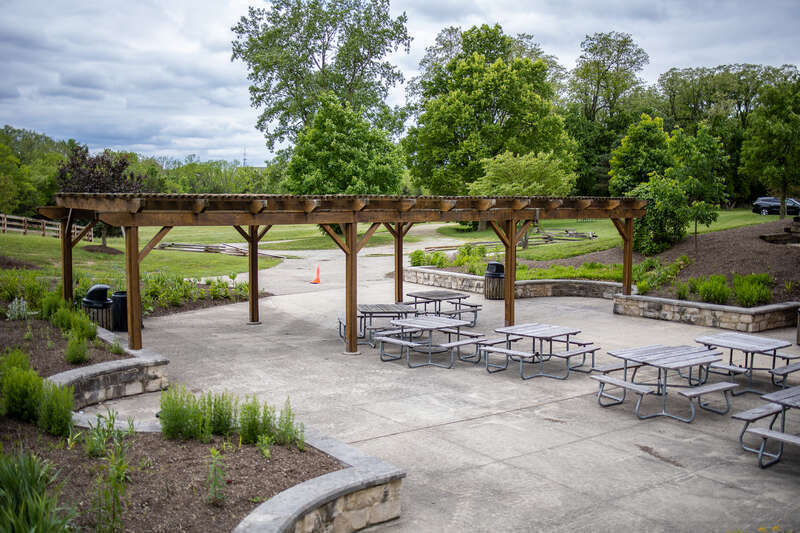 Photo taken of the Carriage Hill MetroPark Visitor Center in Huber Heights, Ohio.