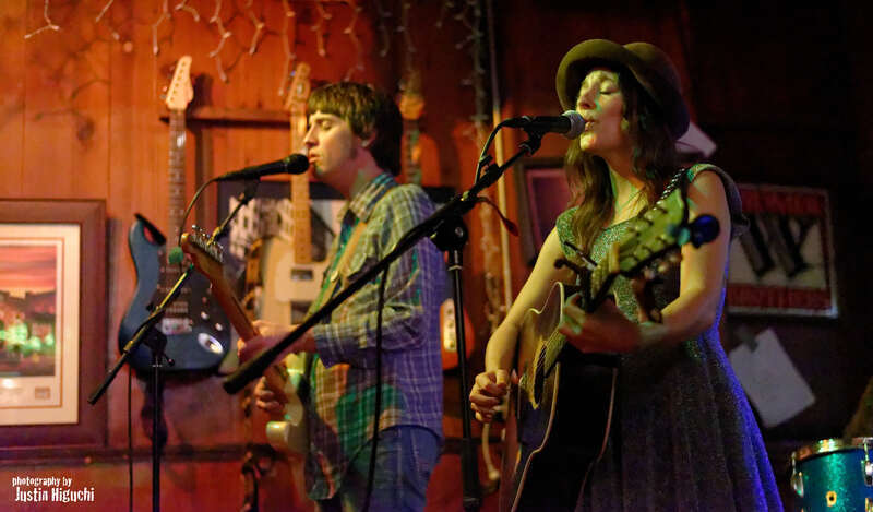 Charlie Faye performing live at the Cinema Bar in Culver City CA on January 29th, 2014. 
I had seen Charlie perform for the first time at Hotel Cafe a couple of weeks ago (opening for Connie Lim and Dauzat/St.Marie), and really enjoyed her sound