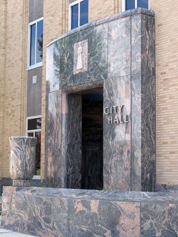 City Hall doorway