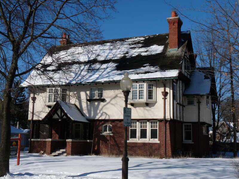 The Claire and Laura Bird House in Wausau Wisconsin, a Tudor-style house built in 1910, is listed on the National Register of Historic Places.