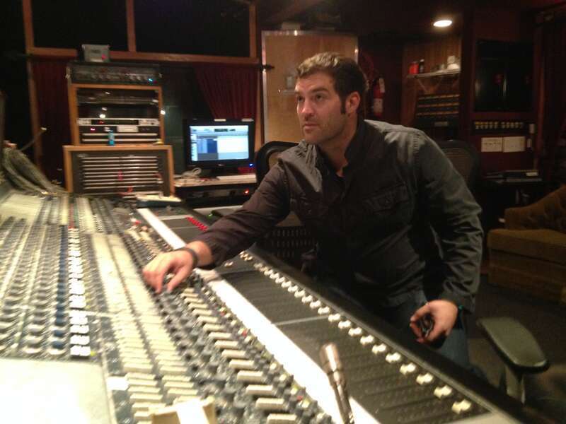 Colin Davis in the studio