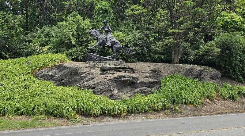 Cowboy, a statue by Frederic Remington in Philadelphia's Fairmount Park