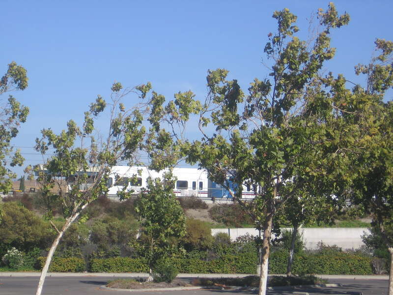The Curtner (VTA) light rail station in San José, California, USA.
