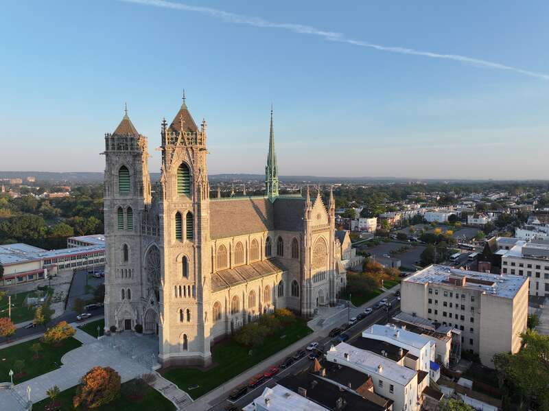 Cathedral Basilica of the Sacred Heart (Newark) as it appeared in 2023