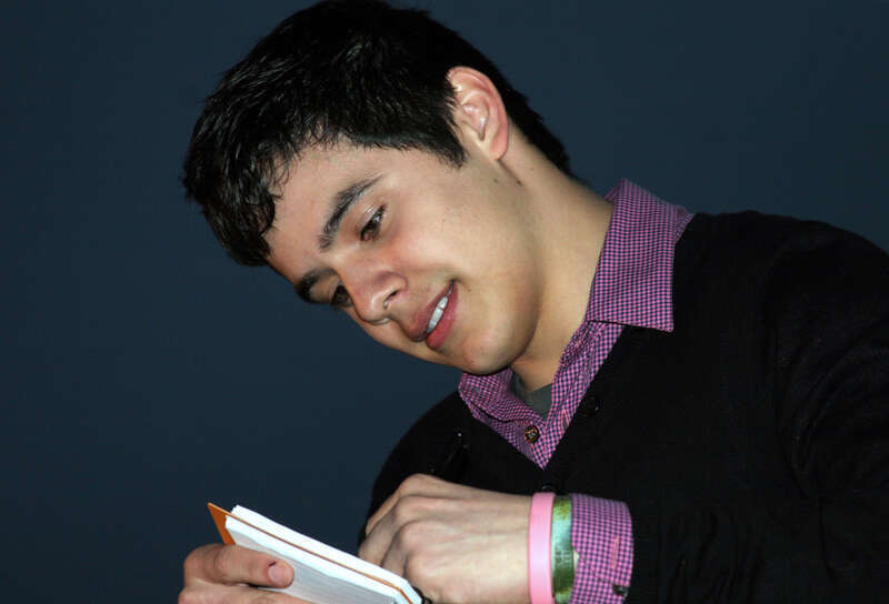 David Archuleta serving as Grand Marshal at the Krewe of Caesar Mardi Gras parade in Metairie, Louisiana (a suburb of New Orleans) on February 14, 2009