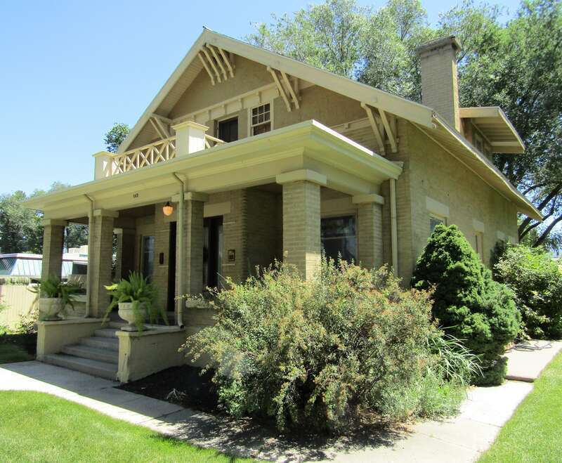 Historic house in Spanish Fork, Utah.