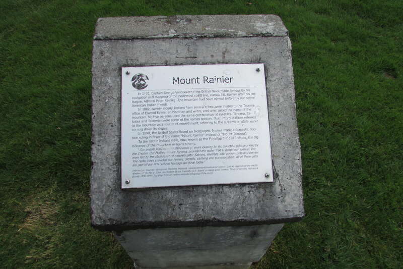 Bradley Lake Park dedication site, Bradley Lake Park, South Hill, Puyallup, Washington.