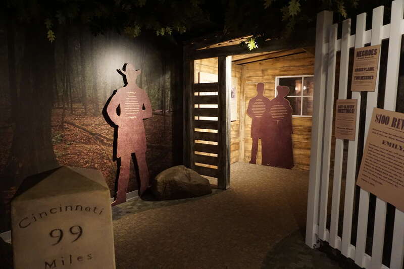 The Doorway to Freedom exhibit at the Detroit Historical Museum in Detroit, Michigan (United States).