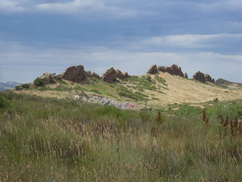 Overview of Devil's Backbone Open Space area in the Larimer County, Colorado