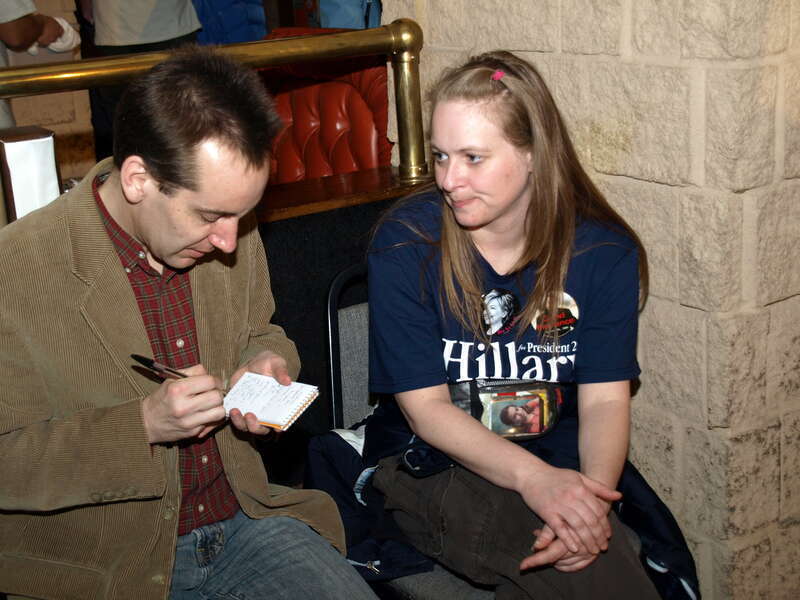 Donna Bailey (The Woman Facing Foreclosure) and the AP Reporter