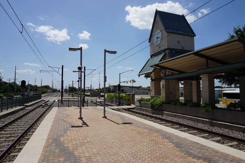 Downtown Garland Station in Garland, Texas (United States).
