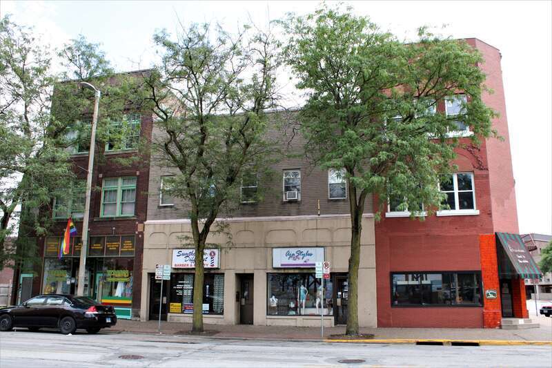 Buildings in the Downtown Rock Island Historic District in Illinois.