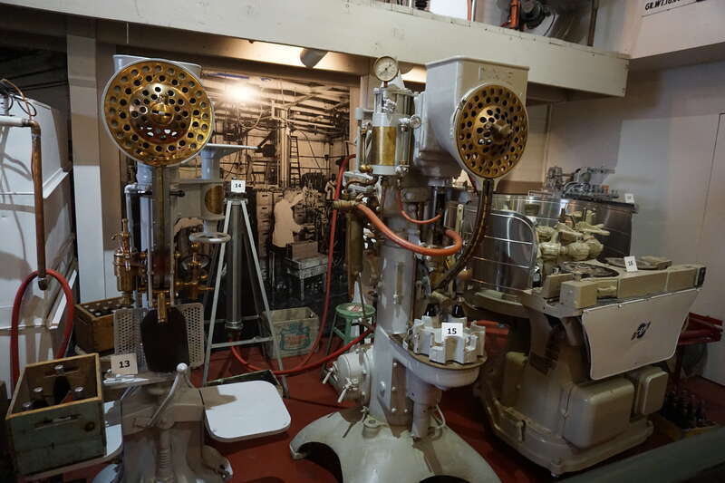 Soft drink manufacturing equipment at the Dr Pepper Museum in Waco, Texas (United States).