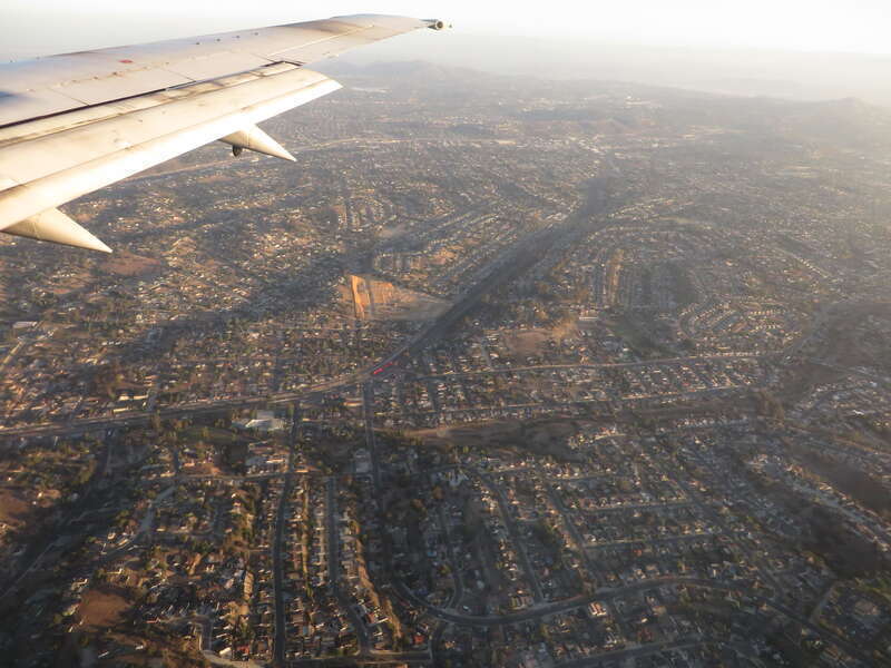 San Diego is a major city in California, on the coast of the Pacific Ocean in Southern California, approximately 120 miles (190 km) south of Los Angeles and immediately adjacent to the border with Mexico. With an estimated population of 1,355,896 as