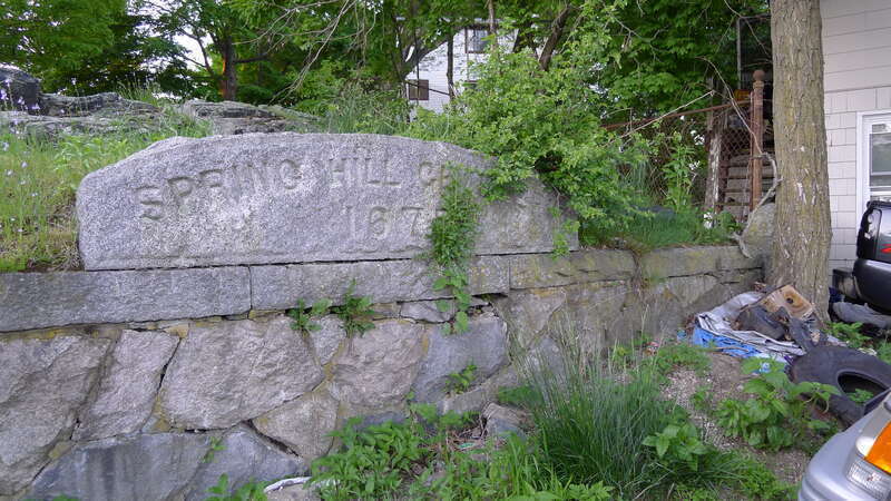 Spring Hill Cemetery (1675) in Marlborough, MA.