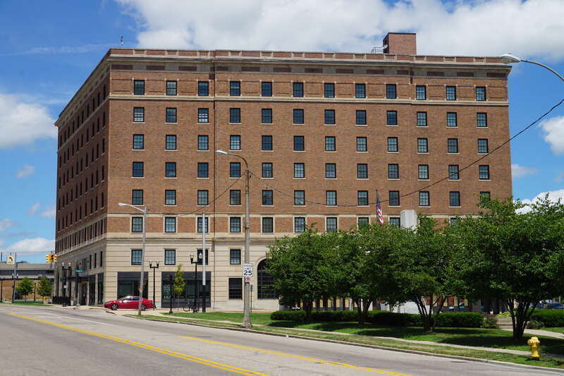 The Durant (the former Hotel Durant) in Flint, Michigan (United States).