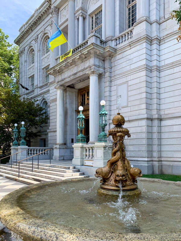 Fountain at the Hartford, Connecticut Municipal Building