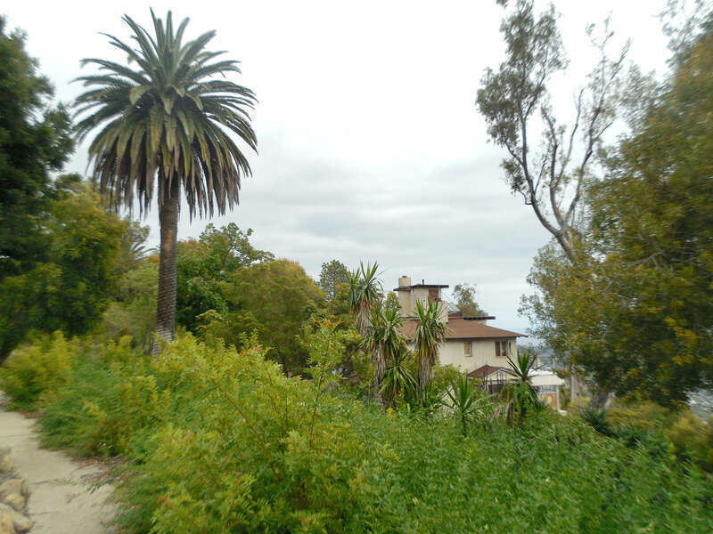 Easterly view of the &quot;Montarioso&quot; mansion in Franceschi Park, Santa Barbara, California. Former home of Horticulturalist Francesco Franceschi.