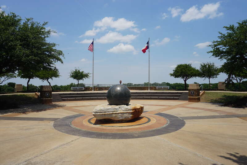The Veteran's Memorial at Frisco Commons in Frisco, Texas (United States).
