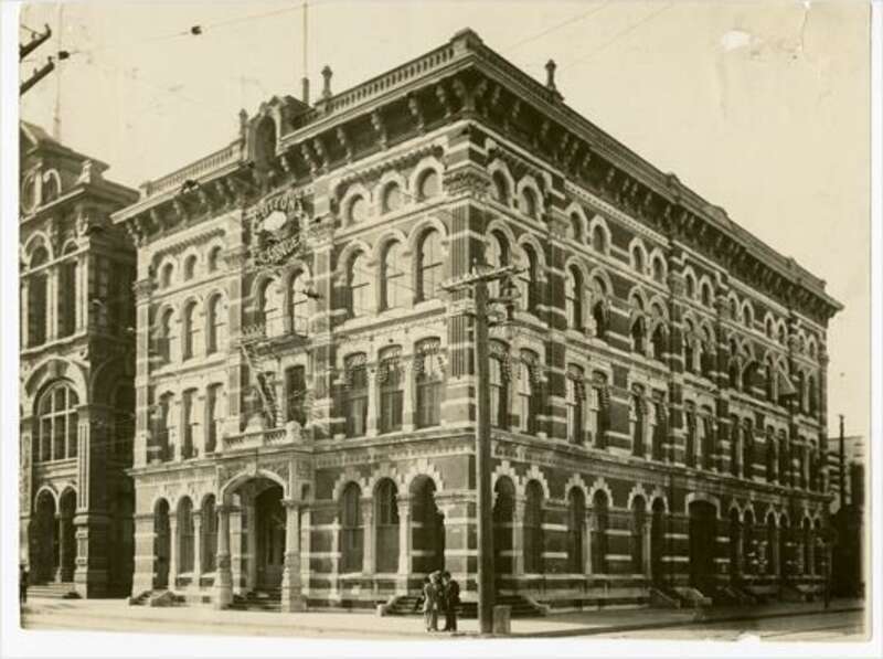 Built 1878 with John Moser as architect, demolished 1938.