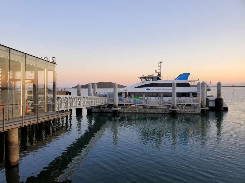 The Gemini docked at the Richmond Ferry Terminal in March 2021