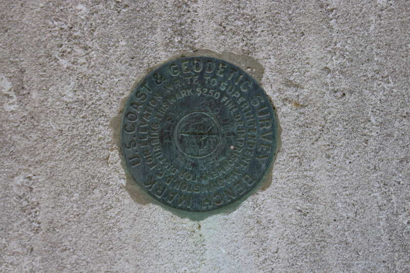 Geodetic Marker, U.S. Post Office and Courthouse, Albany, Dougherty County, Georgia