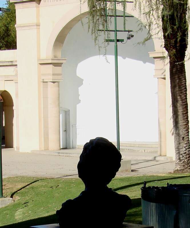 (1 in a multiple picture set)
Perhaps the most beloved spot in our city of Redlands, CA is the Redlands Bowl where free performances of classic and popular music are presented two nights a week during the summer.  The lady who browbeat the town