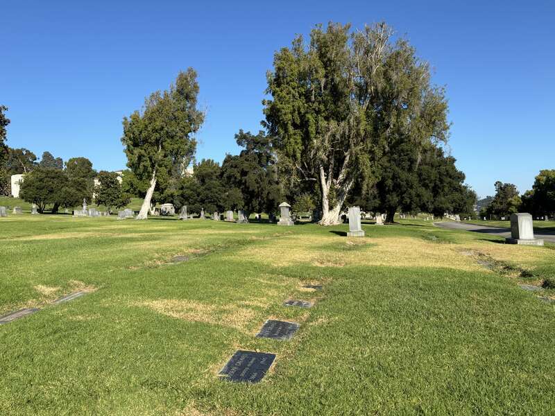 Graves at Forest Lawn Memorial Park (Glendale).