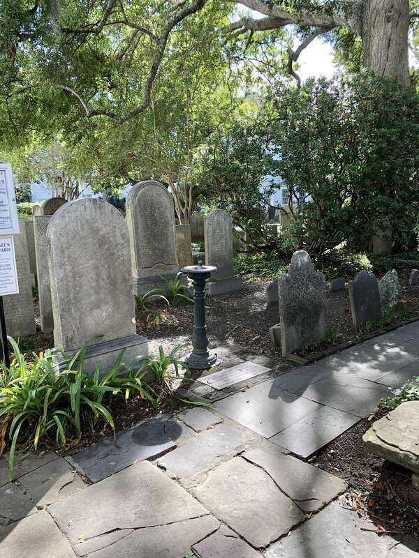 Graveyard, St. Michael's Episcopal Church, French Quarter, Charleston, SC