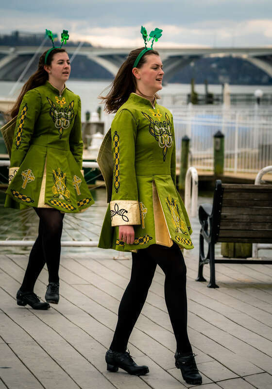 These ladies were doing traditional Irish dances at the marina in Alexandria. It was really fun to watch!