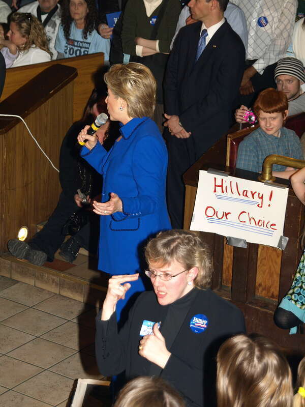Hillary and the Busy ASL Interpreter