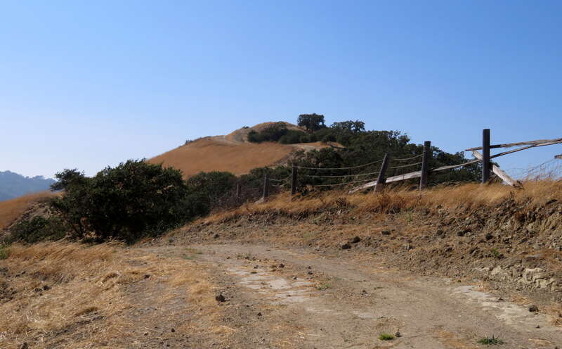 A hilltop in Walnut Creek in August 2018