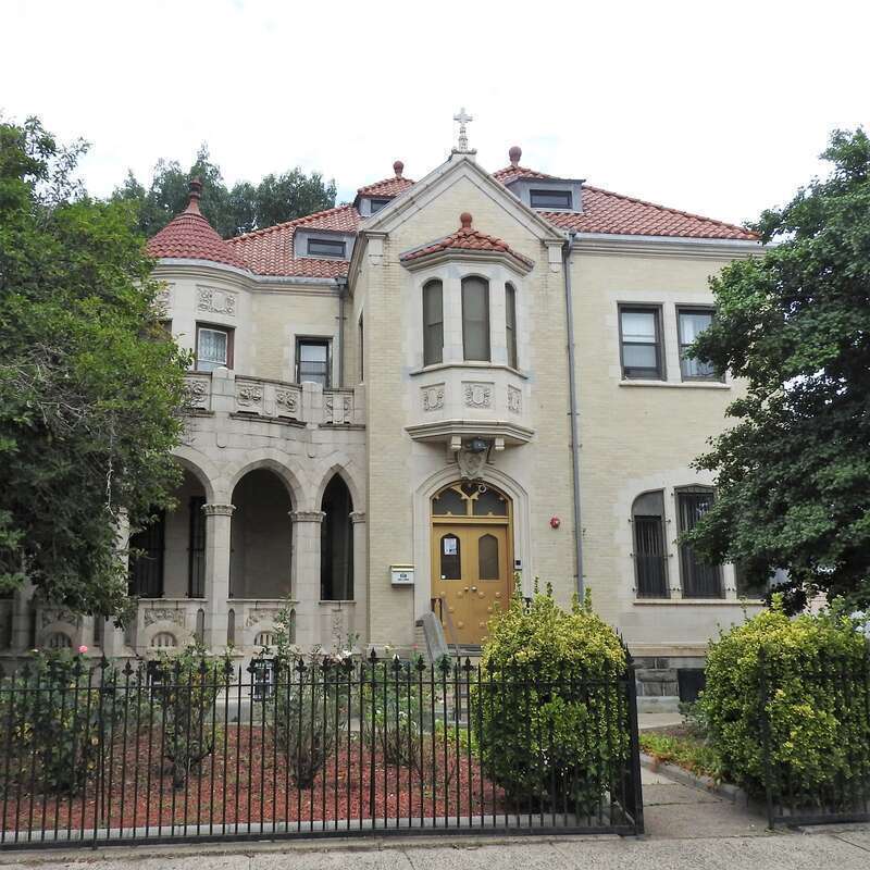 Looking northeast on a cloudy day