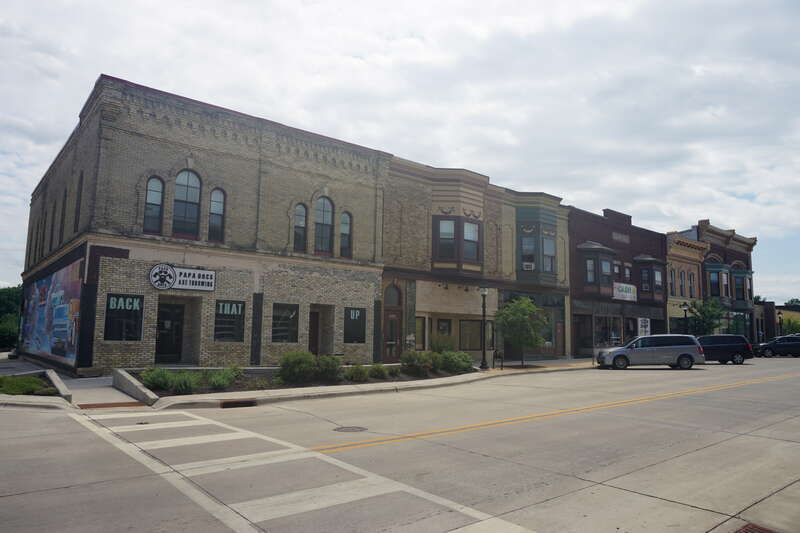 The West Milwaukee Street Historic District in Janesville, Wisconsin (United States).