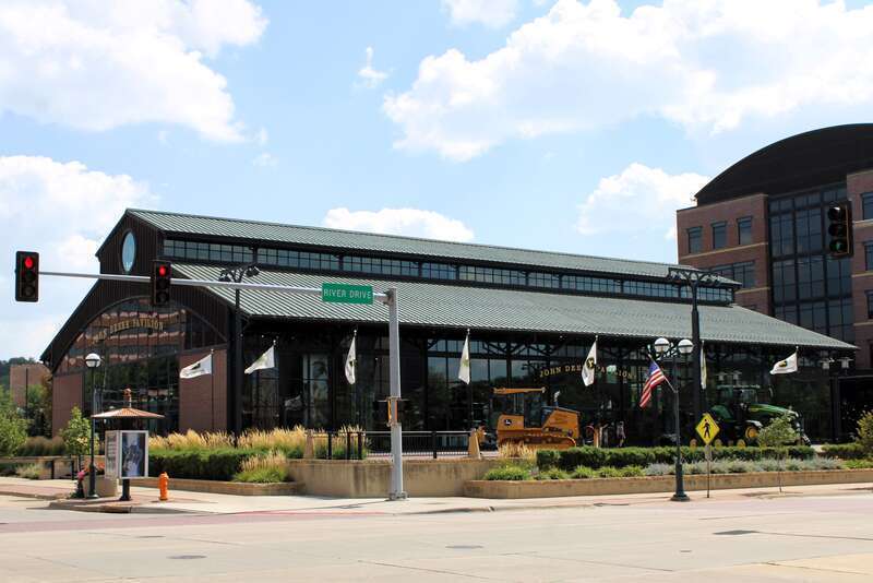 John Deere Pavilion in downtown Moline, Illinois.