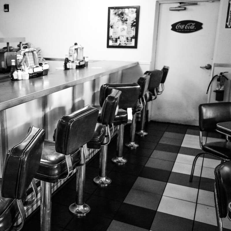 A lunch counter in Miami Beach, Florida