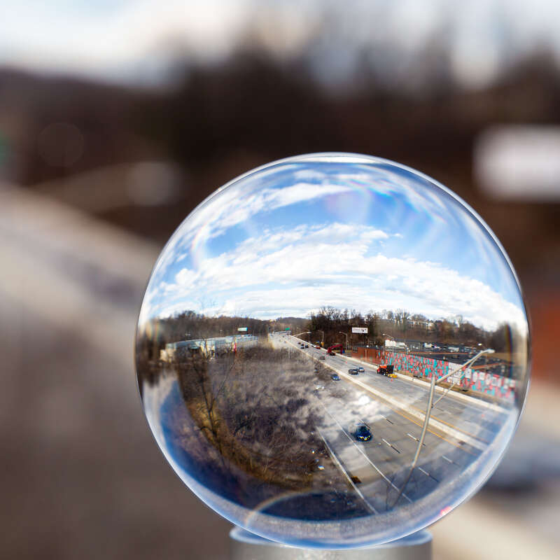 The I-83 overpass on W 41st St in Baltimore, MD.