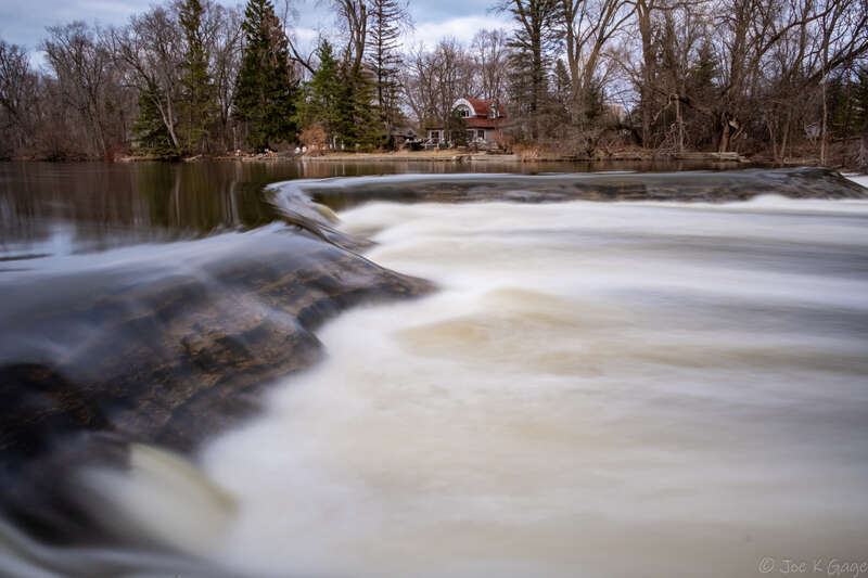 Just a few miles North of Milwaukee is this great fishing hole that offers some photography opportunities as well.  Saw lots of work vans and trucks parked nearby.  Seems to be a great lunch break fishing hole or maybe just a good place to play