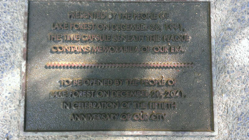 Lake Forest Time Capsule, 1991-2041