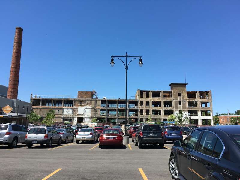 Continued renovations of the Larsen Canning factory adjacent to the Titletown Brewing Company in Green Bay, WI.