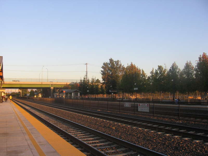 The Lawrence (Caltrain station) in Sunnyvale, California, USA.