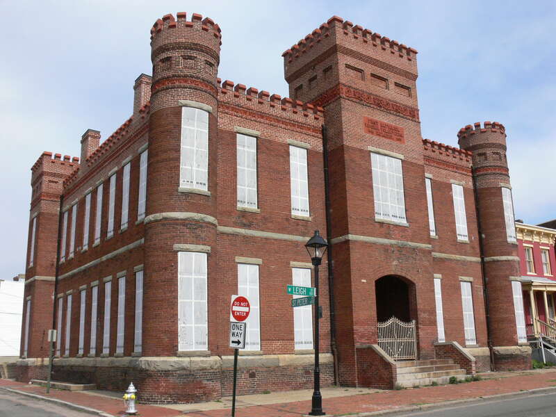 The Leigh Street Armory, in Jackson Ward, Richmond, Virginia. Home to the Black History Museum and Cultural Center of Virginia