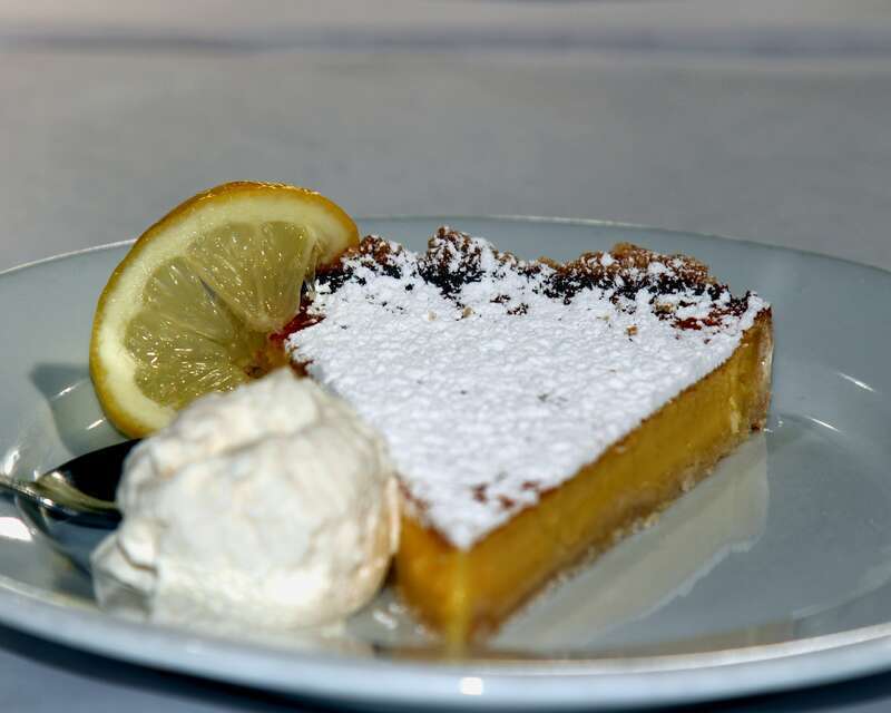 Tangy lemon custard baked in our signature shortbread crust
The LEMON LEAF Cafe
Historic Down Town Lancaster
653 W. Lancaster Boulevard
Lancaster, CA 93534
&amp;lt;a href=&quot;http://www.lemonleaf.com&quot; rel=&quot;nofollow&quot;&amp;gt;www.lemonleaf.com&amp;lt;/a&amp;gt;
Dessert