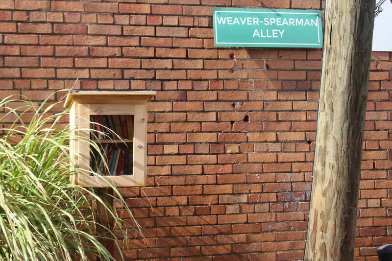 Little Free Library, Weaver Spearman Alley, Hahira, Lowndes County, Georgia