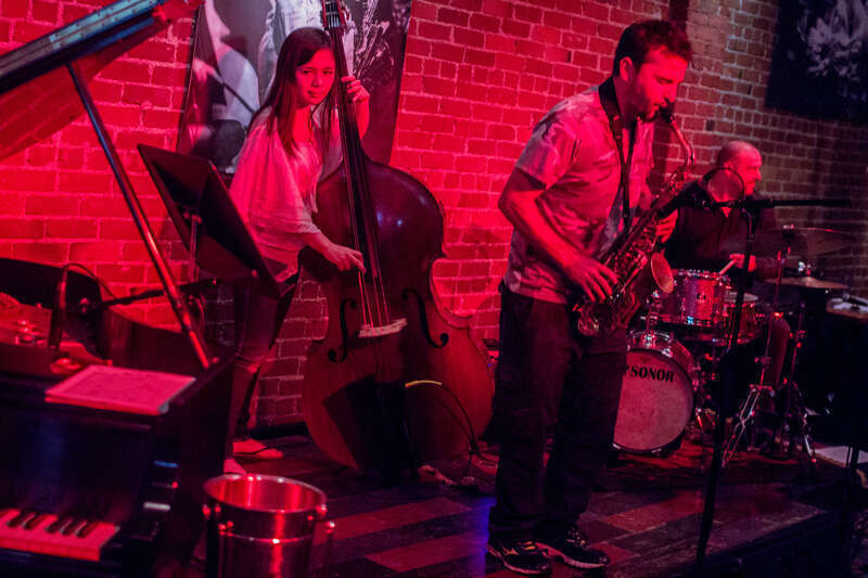 Live music in Cafe Stritch, San Jose, 16 June 2014