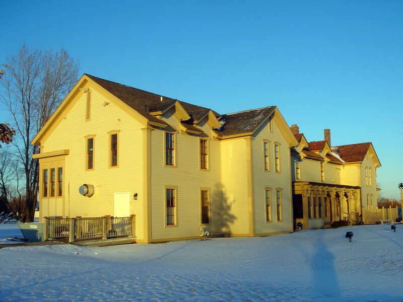 The Alexander Blue House (mid-1800s) — in Greenmead Village Historic Park.
An open-air museum located in Livonia, Wayne County, southeastern Michigan.
A Michigan State Historic Site, and on the National Register of Historic Places.