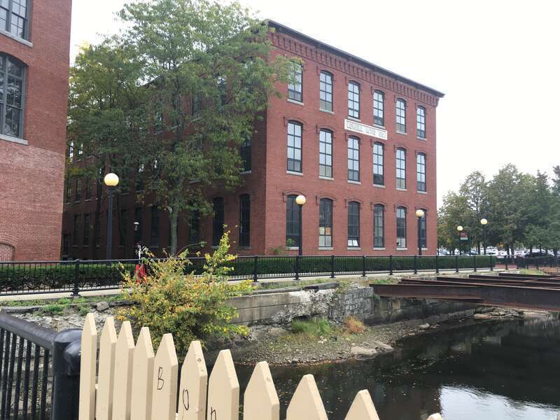 Old Lowell Manufacturing Company building at the Market Mills complex