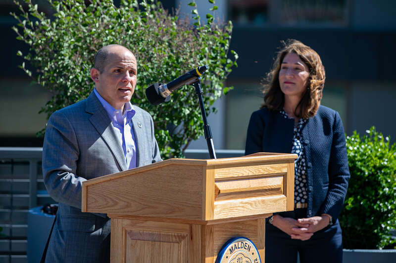 Lt. Governor Polito highlights FORWARD legislation in Malden